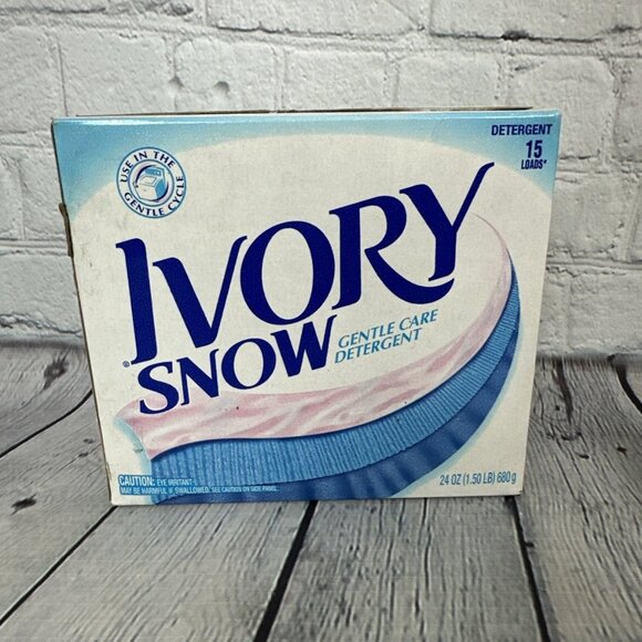 Ivory Snow Gentle Care Laundry Detergent Powder Gentle Cycle 24 OZ  *READ* - Picture 1 of 5